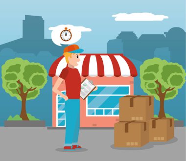 Teslimat Servisi çizgi film