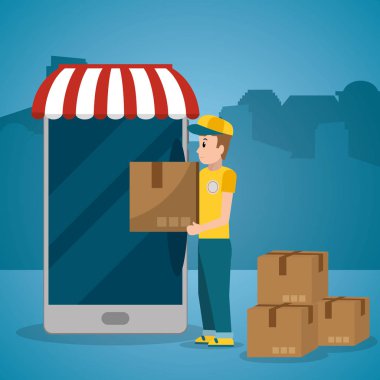 Teslimat Servisi çizgi film