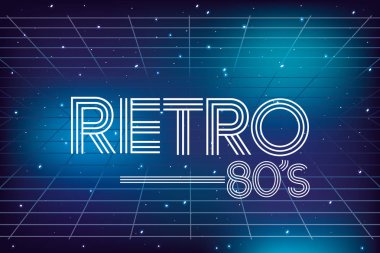 80s retro tarzı kelime