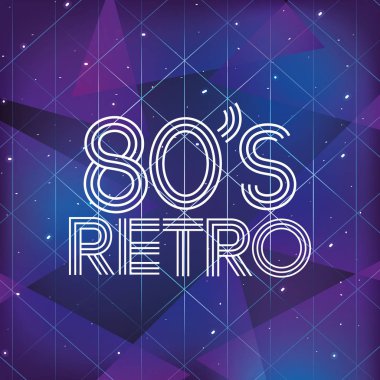 80s retro tarzı kelime