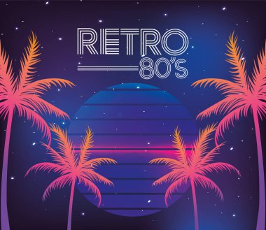 80s retro tarzı kelime