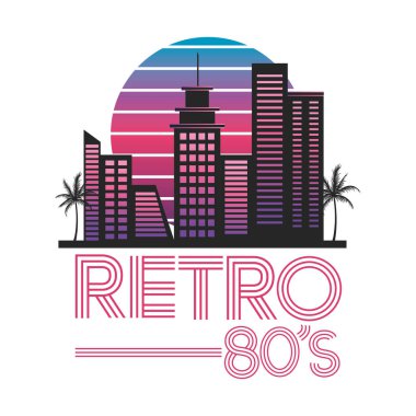 Cityscape retro tarzı