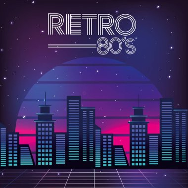 Cityscape retro tarzı