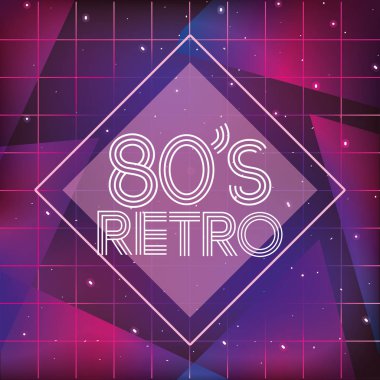 80s retro tarzı kelime