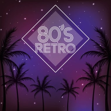 80s retro tarzı kelime