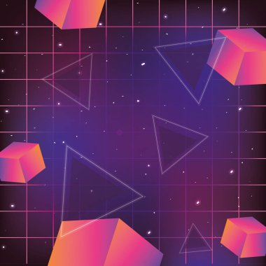 geometrik fütüristik backgrouns