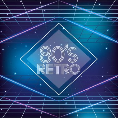 80s retro tarzı kelime