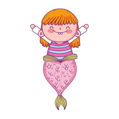 Sevimli deniz kızı peri masalları