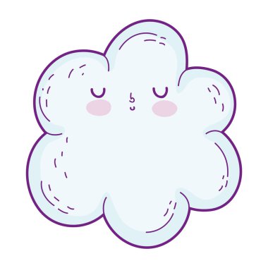 şirin bulut kawaii karakter