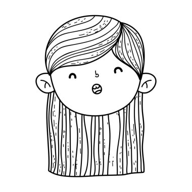 sevimli küçük kız baş karakter