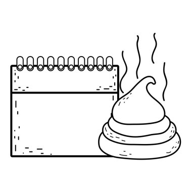 dışkı şaka takvim aptallar gün simgesiyle