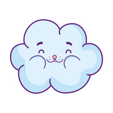 şirin bulut kawaii karakter