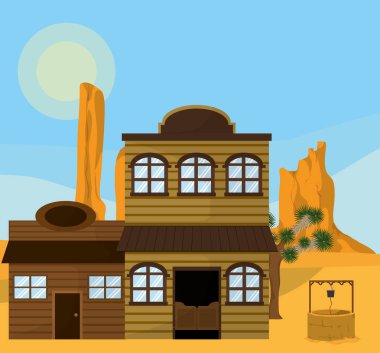 Wester Dükkanı su birikintisinin ile