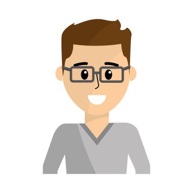 şık gömlek ile gözlüklü adam