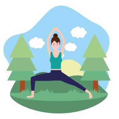 kadın ve yoga