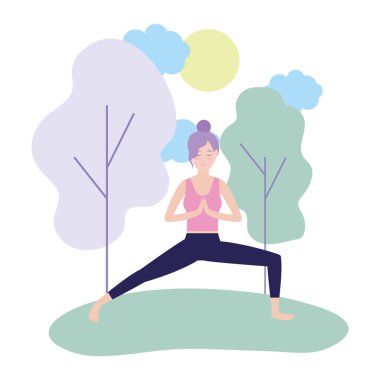 kadın ve yoga