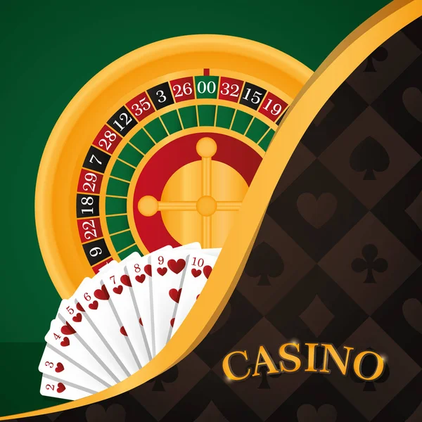 Casino spel concept — Stockvector