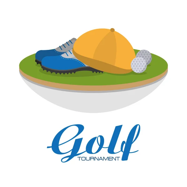 Club de golf sport — Image vectorielle