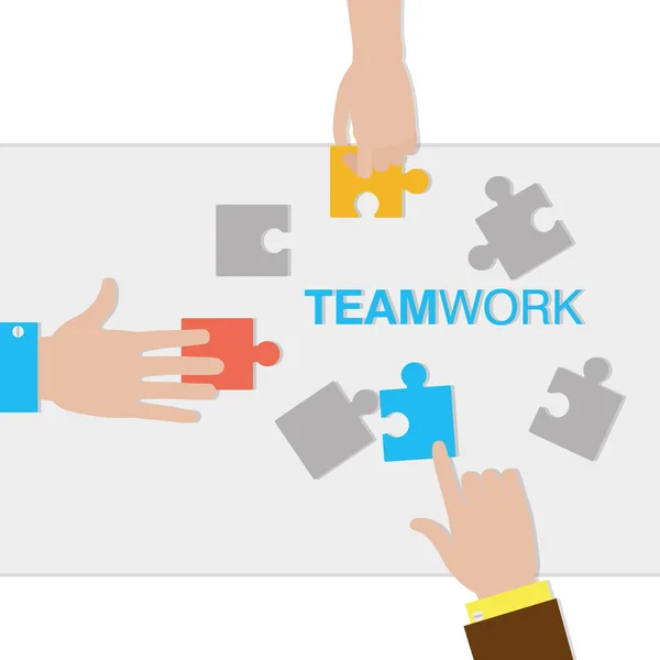 Business teamwork concept — Stock Vector