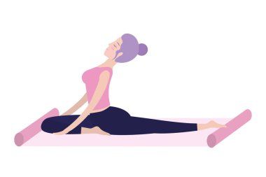 kadın ve yoga