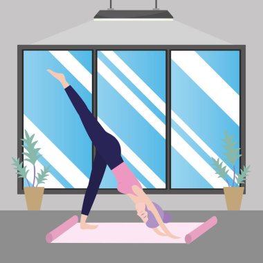 kadın ve yoga