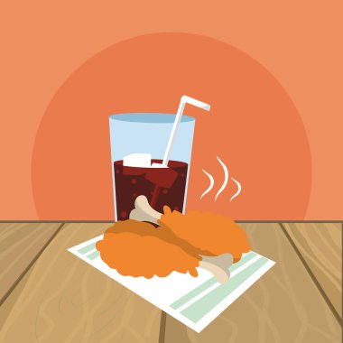 lezzetli yemek çizgi film