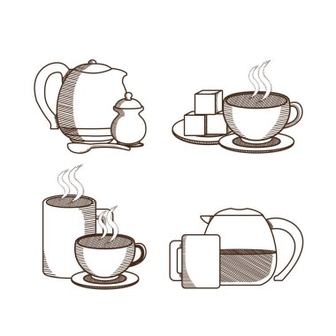 Kahve zamanı konsepti