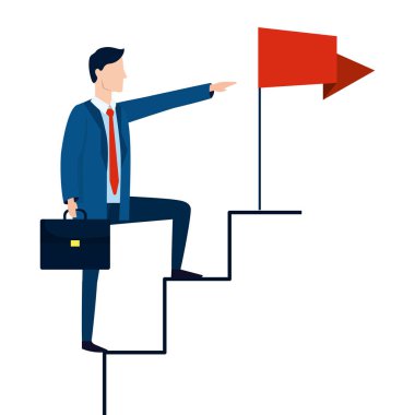 başarılı bir iş adamı avatar çizgi film