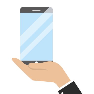 teknoloji smartphone çizgi film