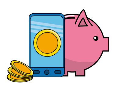 Tasarım izole para Icon set