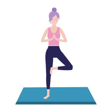 kadın ve yoga