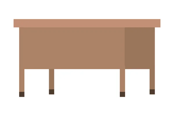 Dřevěný nábytek kreslený — Stockový vektor