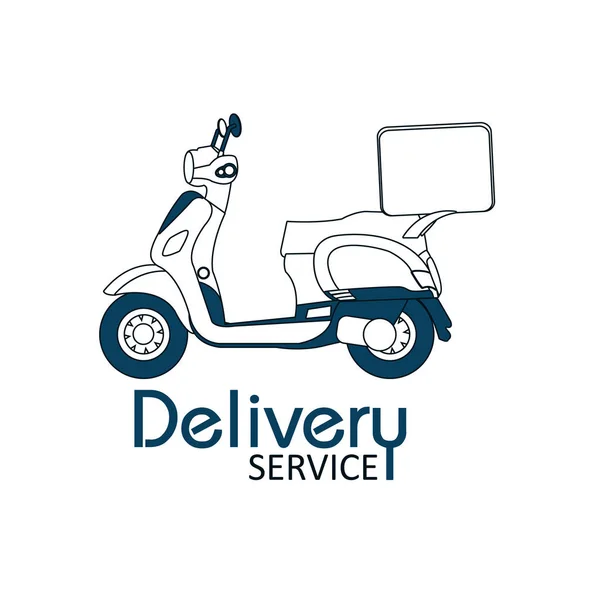 Food delivery service — Stock Vector