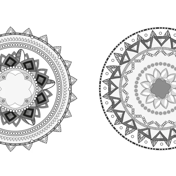 Mandala diseño de arte — Archivo Imágenes Vectoriales