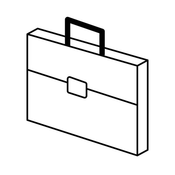 Portfölj isolerad ikon — Stock vektor