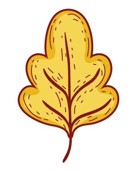 Dibujo de naturaleza de hoja — Vector de stock