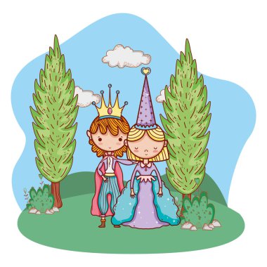 Fairytale karakter karikatür