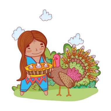 Kızılderili kız çizgi film