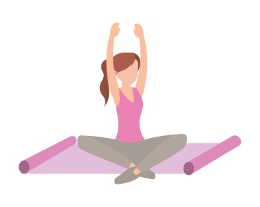 kadın ve yoga