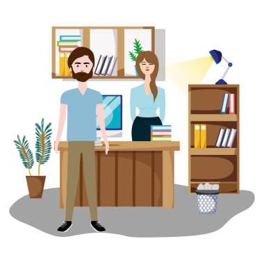 İş arkadaşınızın ofisi