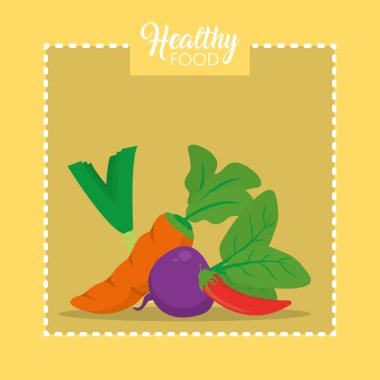 Sağlıklı gıda sebze kavramı