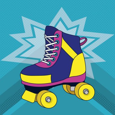 90'lı yılların retro karikatür öğesi