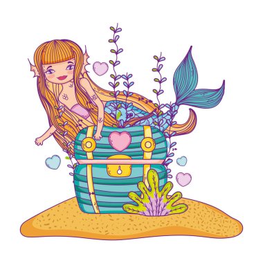 Denizaltı Yüzme deniz kızı