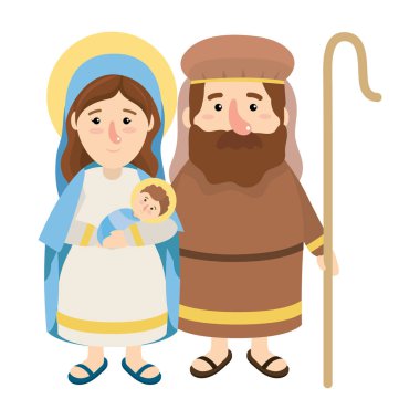 Noel nativity sahne karikatür