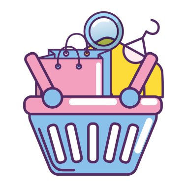 ecommerce online shopping cartoon