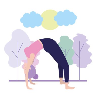 kadın ve yoga