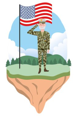 askeri güç adam tasarım