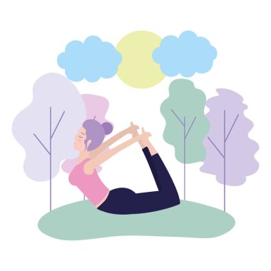 kadın ve yoga