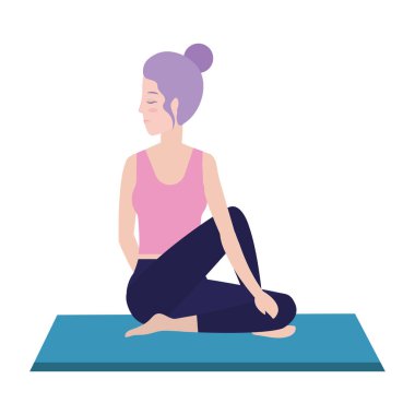 kadın ve yoga
