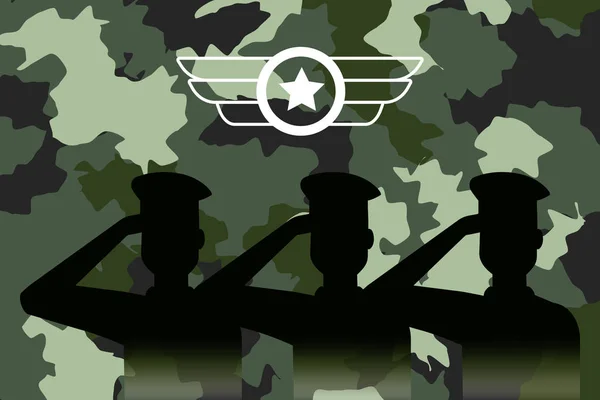 Conception de camouflage militaire — Image vectorielle